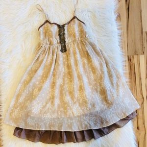 A’reve Sundress flower print babydoll dress S